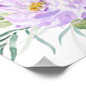 Apple Bloemen Leraar Pensioen Party Welkomstbord Poster (Hoek)