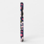 Apple bloesem op een donkerblauw Case-Mate iPhone case (Achterkant/links)