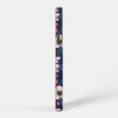 Apple bloesem op een donkerblauw samsung galaxy hoesje (Rechterkant)