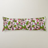 Apple-bloesem op wit lichaamskussen (Voorkant)