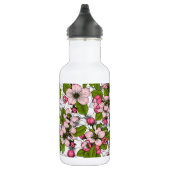 Apple-bloesem op wit waterfles  (Rechts)