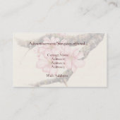 Apple Blossom Branch Visitekaartje (Achterkant)