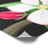 Apple Blossom Branch | Welkom op ons huwelijk Poster (Hoek)