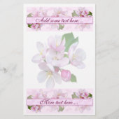 APPLE BLOSSOM ~ Briefpapier (Voorkant)