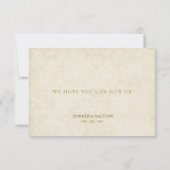 Apple Blossom Bruiloft RSVP Kaart (Achterkant)