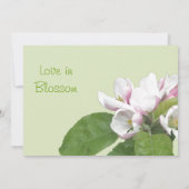 Apple Blossom bruiloft-uitnodiging Kaart (Achterkant)