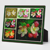 Apple Blossom Collage - Enhanced Digital Photo Fotoplaat (Zijkant)