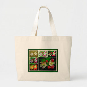 Apple Blossom Collage - Enhanced Digital Photo Grote Tote Bag