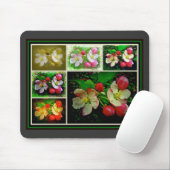 Apple Blossom Collage - Enhanced Digital Photo Muismat (Met muis)