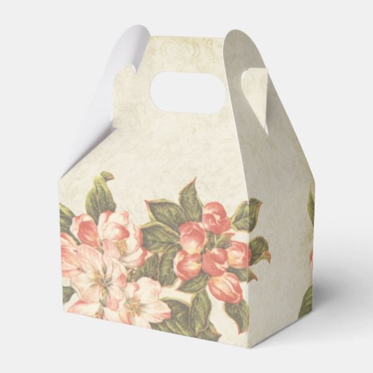  Apple Blossom & Damask Favor Box Bedankdoosjes (Achterkant)