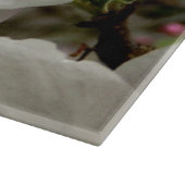 Apple Blossom Decorative Glass Chopping Board Snijplank (Hoek)