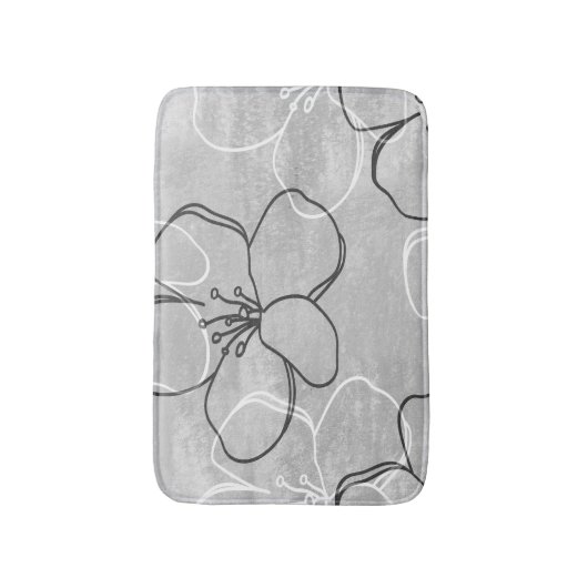Apple Blossom Dream: Abstract Ornament Badmat (Voorkant Verticaal)