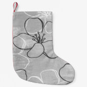 Apple Blossom Dream: Abstract Ornament Kleine Kerstsok (Voorkant)