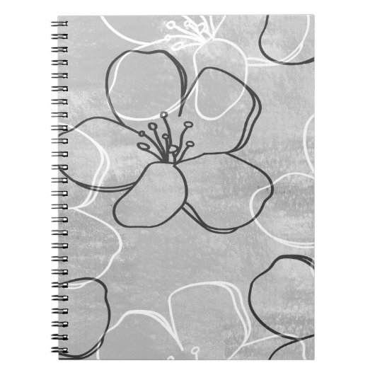 Apple Blossom Dream: Abstract Ornament Notitieboek (Voorkant)