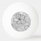 Apple Blossom Dream: Abstract Ornament Pingpongbal (Achterkant)