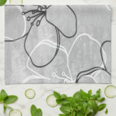Apple Blossom Dream: Abstract Ornament Theedoek (Gevouwen)