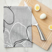 Apple Blossom Dream: Abstract Ornament Theedoek (Quarter Fold)