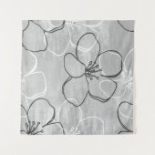 Apple Blossom Dream: Abstract Ornament Wandkleed (Voorkant (horizontaal))