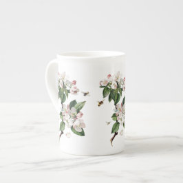 Apple Blossom en Bees Bone China Mok