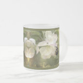 Apple Blossom en Bumblebee Matglas Koffiemok (Voorkant rechts)