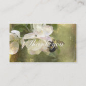 Apple Blossom en Bumblebee Visitekaartje (Achterkant)