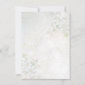 Apple blossom en Vrijgezellenfeest van bijen Kaart (Achterkant)