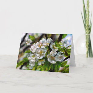 Apple Blossom Feestdagen Kaart