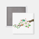 Apple Blossom Flowers Natuur Fruit Tree Spring Magneet (Voorkant / Achterkant)