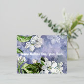 Apple blossom folie feestdagen briefkaart (Staand Voorkant)