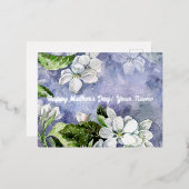 Apple blossom folie feestdagen briefkaart (Voorkant / Achterkant)