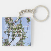 Apple blossom gedicht sleutelhanger (Achterkant)