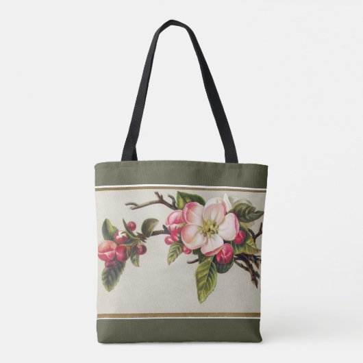  Apple Blossom Green Tote Bag (Achterkant)