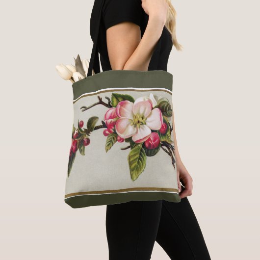  Apple Blossom Green Tote Bag (Dichtbij)