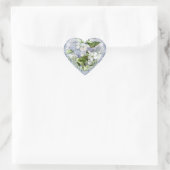 Apple blossom hart sticker (Tas)