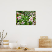 Apple Blossom in de RAIN. Poster (Keuken)