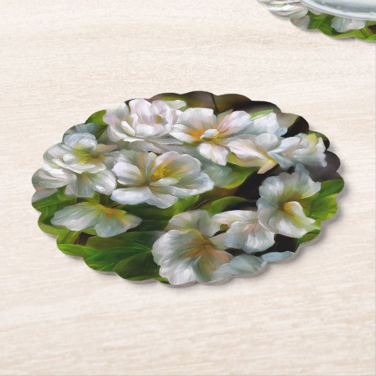 Apple Blossom Kartonnen Onderzetters (Gekanteld)