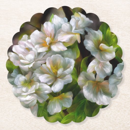 Apple Blossom Kartonnen Onderzetters (Voorkant)