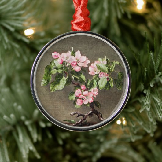 Apple Blossom Metalen Ornament (Boom)