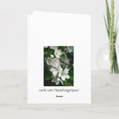 Apple Blossom-Moederdag Kaart (Achterkant)