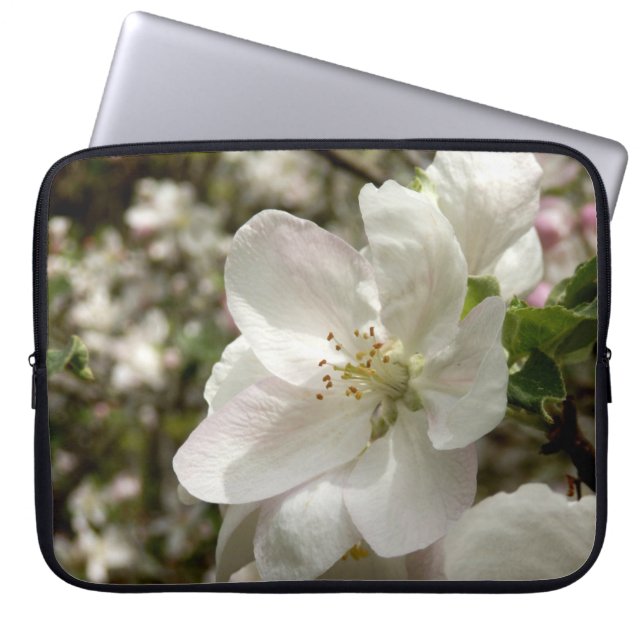 Apple Blossom Neopreen-laptophoes Laptop Sleeve (Voorkant)