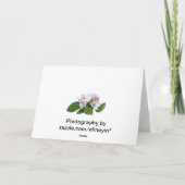 Apple Blossom note card Kaart (Achterkant)
