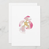 Apple Blossom Opening Feestdagenkaart (Voorkant / Achterkant)