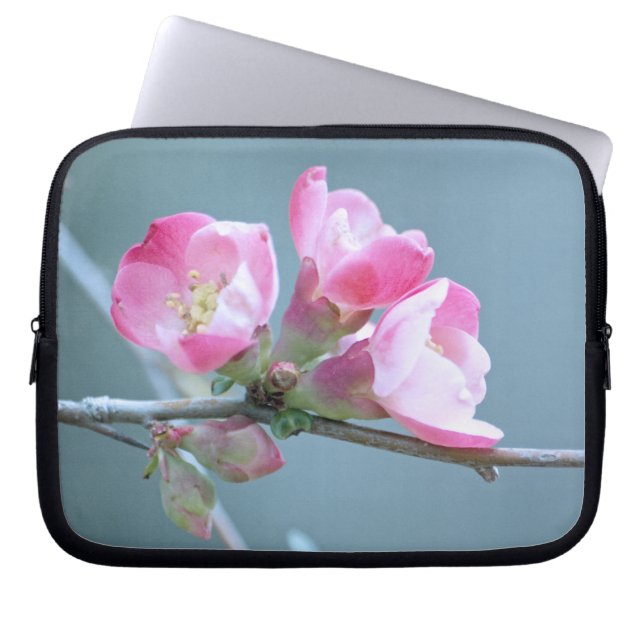 Apple Blossom #P0358-laptophoes Laptop Sleeve (Voorkant)