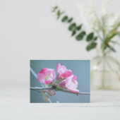 Apple Blossom #P0358 Mini Print Visitekaartje (Staand voorkant)