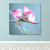 Apple Blossom #P0358 Wrapped Canvas Afdruk (Insitu (Houten vloer))