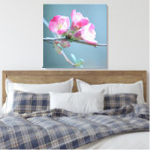 Apple Blossom #P0358 Wrapped Canvas Afdruk (Insitu (Slaapkamer))