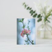 Apple Blossom #P0365 Mini Print Visitekaartje (Staand voorkant)