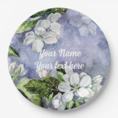 Apple blossom papieren bordje (Voorkant)