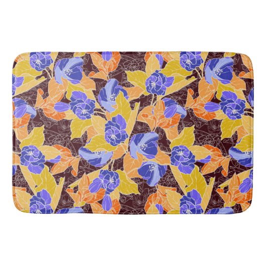 Apple Blossom Pattern Badmat (Voorkant)