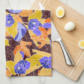 Apple Blossom Pattern Theedoek (Quarter Fold)